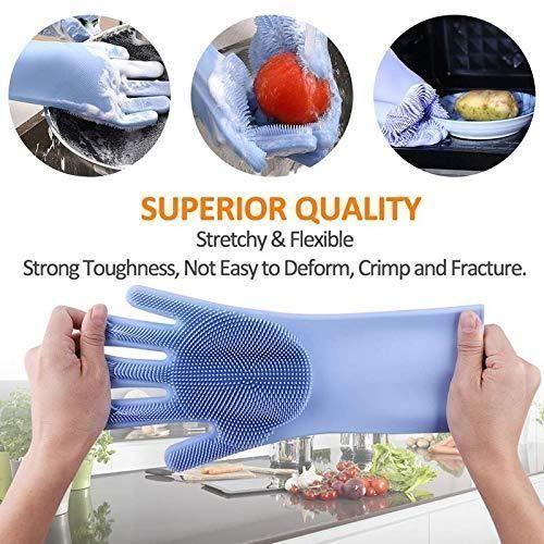 Gloves - Magic Silicone Cleaning Gloves ( 2 Pair )