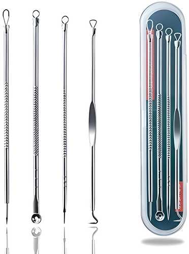 Stainless Steel Blackhead Remover ( set of 4 )