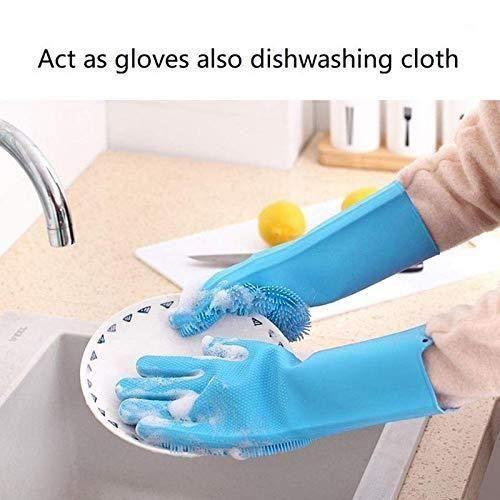 Gloves - Magic Silicone Cleaning Gloves ( 2 Pair )
